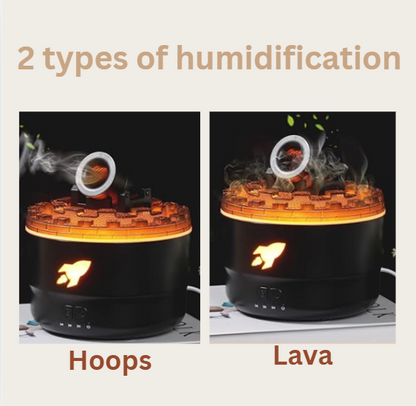 Difusor  de Cañón con Luz Colorida