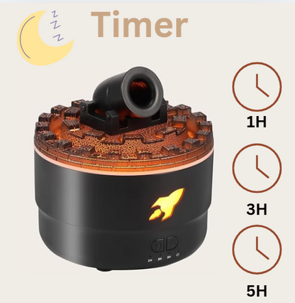 Difusor  de Cañón con Luz Colorida