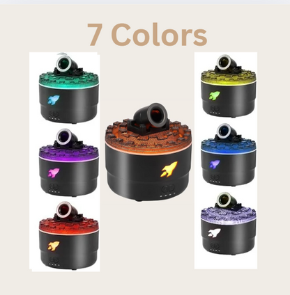 Difusor  de Cañón con Luz Colorida